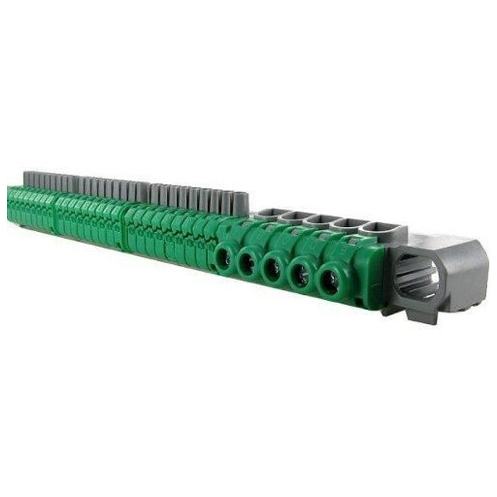 Legrand - Bornier de répartition terre - L. 227mm - 13 modules - Réf : 405055