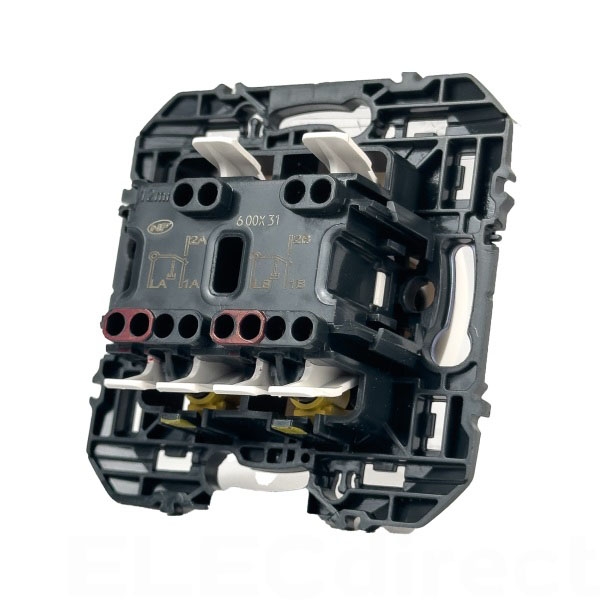 Legrand - Dooxie - Transformeur interrupteur - 5 fonctions va-et-vient et poussoir - finition blanc - Réf : 600031