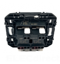 Legrand - Dooxie - Transformeur interrupteur - 5 fonctions va-et-vient et poussoir - finition blanc - Réf : 600031