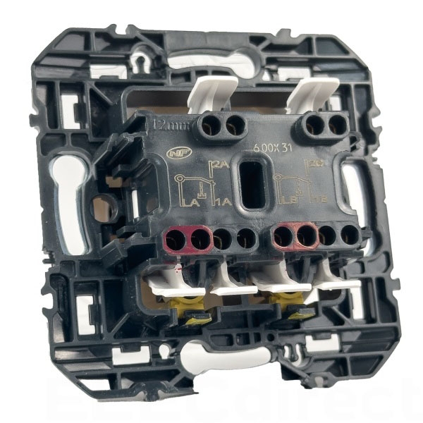 Legrand - Dooxie - Transformeur interrupteur - 5 fonctions va-et-vient et poussoir - finition blanc - Réf : 600031