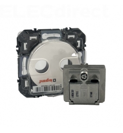 Legrand - Prise TV-SAT étoilé blindée Dooxie - finition Blanc - Réf : 600356