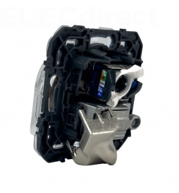 Legrand - Prise TV  et RJ45 CAT6 STP Dooxie - finition Blanc  - Réf : 600352