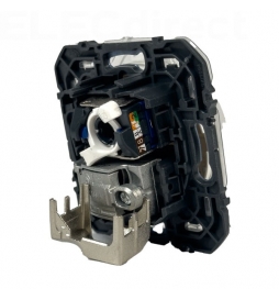 Legrand - Prise TV  et RJ45 CAT6 STP Dooxie - finition Blanc  - Réf : 600352