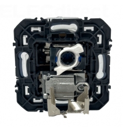 Legrand - Prise TV  et RJ45 CAT6 STP Dooxie - finition Blanc  - Réf : 600352