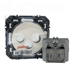 Legrand - Prise TV-R-SAT 1 câble Dooxie - finition Blanc - Réf : 600353