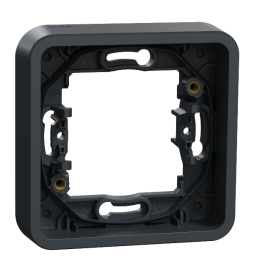 Schneider - Mureva Styl - Cadre 1 poste - Encastré - IP55/IK08 - Gris