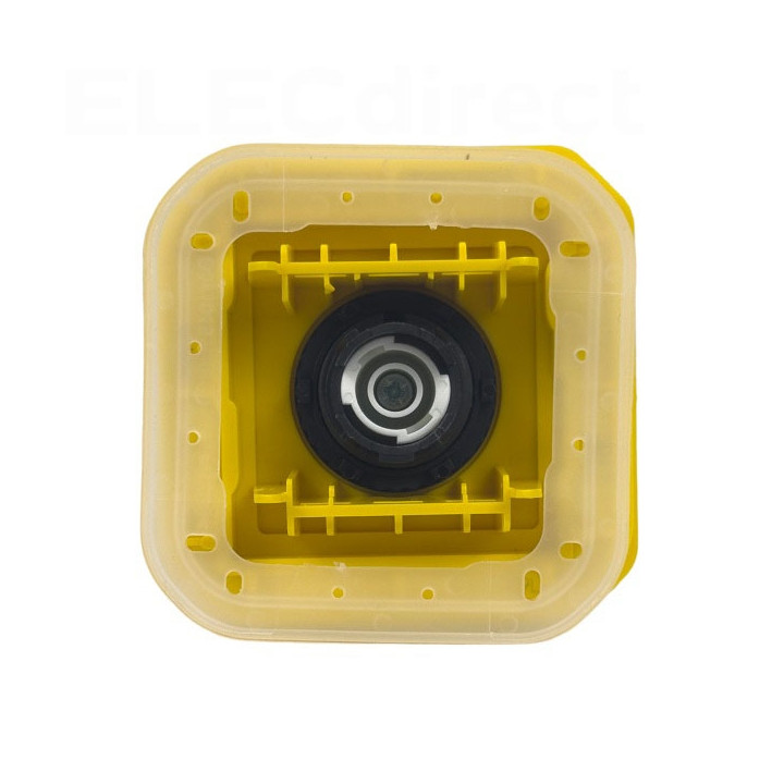 Legrand - Plexo - Coup de poing d'urgence - poussoir - Composable - déverrouillage 1/4 tour - IP55/IK08 - Réf : 069549L