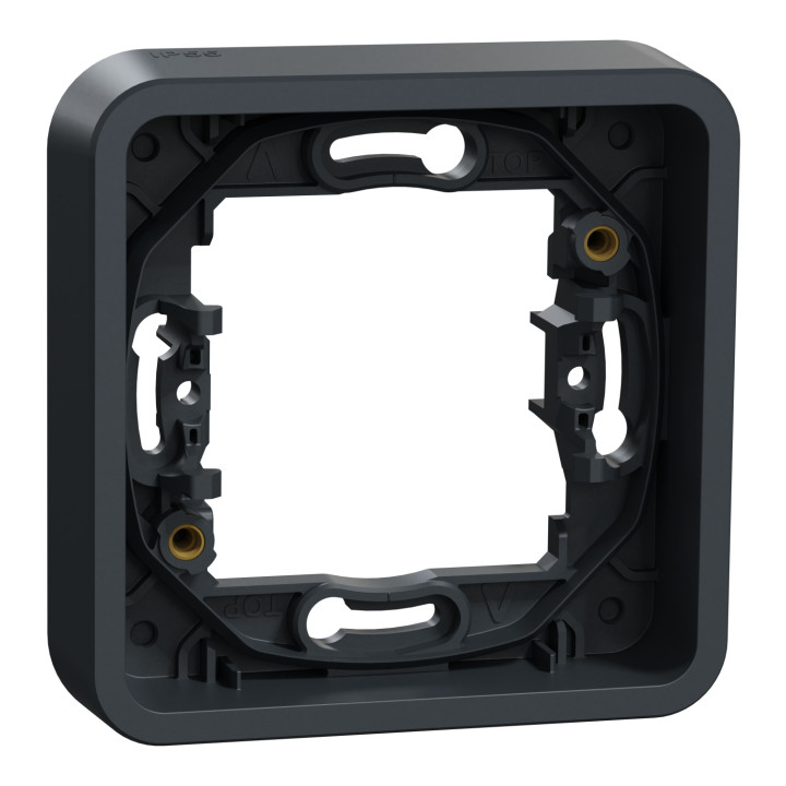 Schneider - Mureva Styl - LOT de 10 Prises 2P+T - Connexion auto - Encastré - IP55/IK08 - Gris - Ref. : MUR35036x10