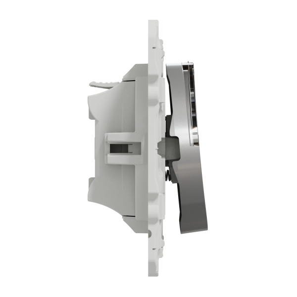 Schneider - Poussoir Porte Etiquette Odace - Alu - Réf : S530266