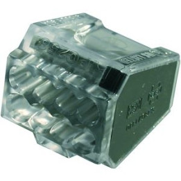 Capri - Bornes automatique 8 entrées pour fil rigide 2.5mm² noire 960° (boite de 50 connecteurs) - Réf : CAP309289