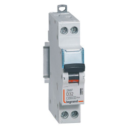 Legrand - Disjoncteur courbe D 32A DNX3 - Ph+N - 1M - Réf : 406805