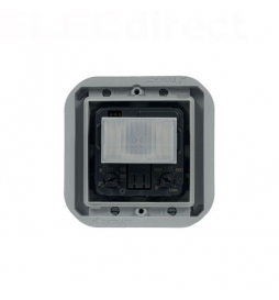 Legrand - Plexo - Détecteur mural universel - Infrarouge - Saillie - Blanc- IP55/IK07 - Réf : 069520LA+069689L