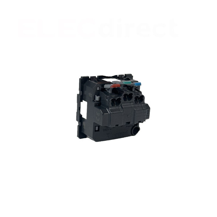 Legrand - Céliane 2024 - Prise électrique affleurante - SANS PLAQUE - Noir mat - 2P+T 16A - 1 poste - Réf : CZ0111