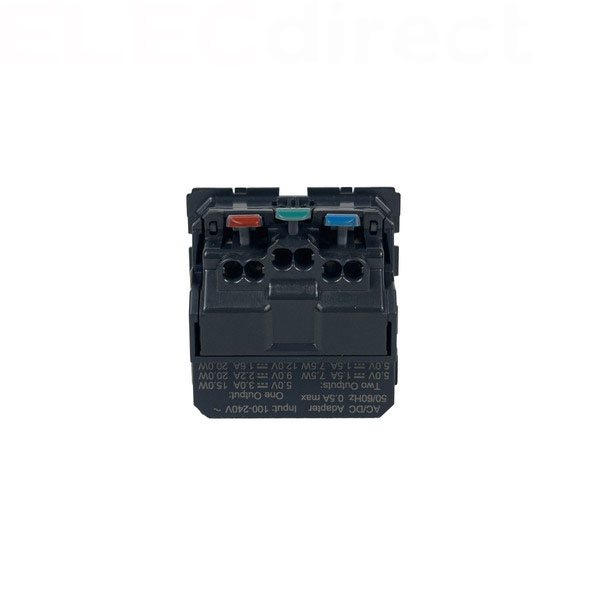 Legrand - Céliane 2024 - Double prise chargeur USB - Type C - Noir - SANS PLAQUE - 1 poste - Réf : 080251 + CM0154 + CN0154