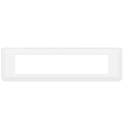 Legrand - Mosaic L - Plaque de finition horizontale pour 10 modules - Blanc - Réf : 078810L