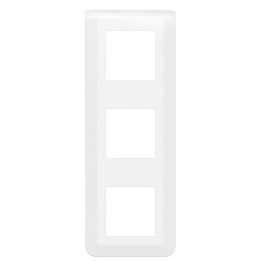 Legrand - Plaque de finition Mosaic verticale - 3x2 modules - blanc - Réf : 078823L