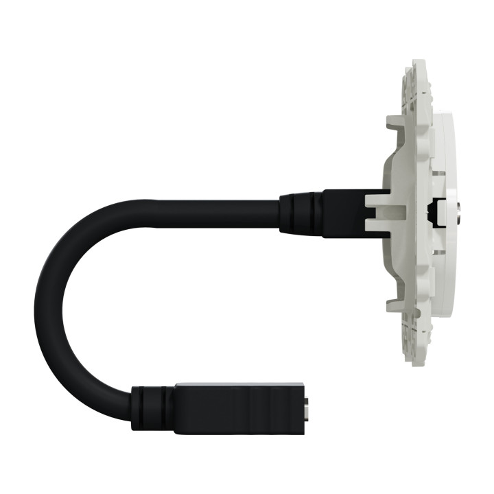 Schneider - Odace 2011 - Prise HDMI Type A - Blanc - Réf : S520462