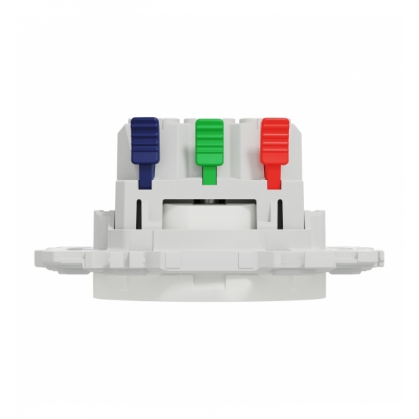 Schneider - Odace 2025 - prise 2P+T affleurante - bornes automatiques - blanc craie - Réf : S920052