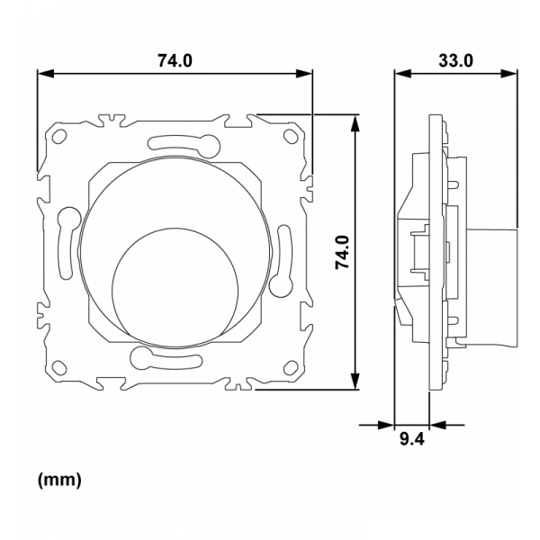 Schneider - Odace 2025 - sortie de câble - serre câble 6 à 12 mm² - blanc craie - Réf : S920662