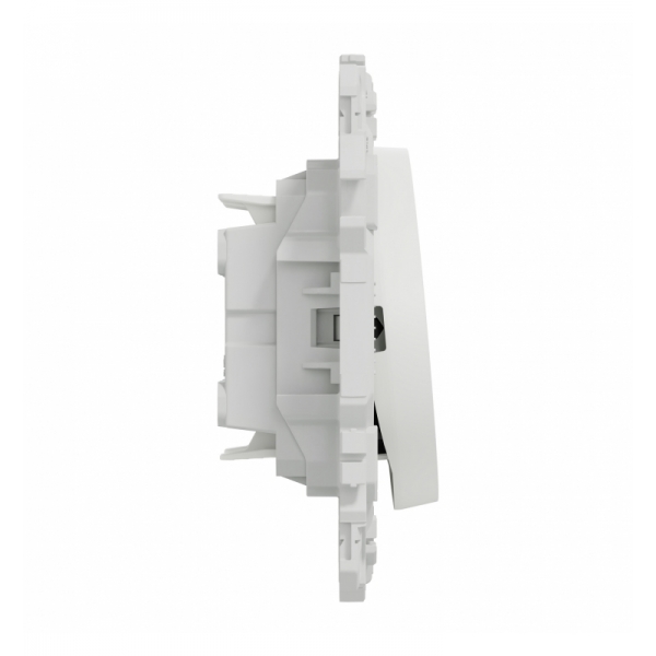 Schneider - Odace 2025 - double va-et-vient ou poussoir - 10AX - blanc craie - Réf : S920214