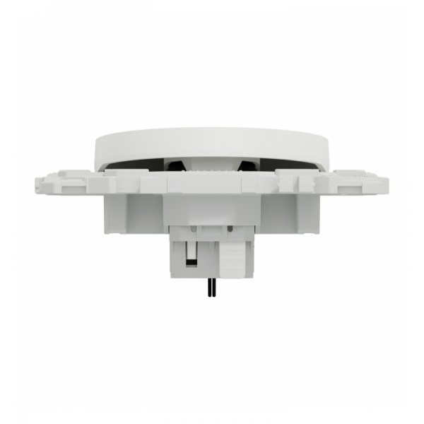 Schneider - Odace 2025 - va-et-vient ou poussoir lumineux/témoin LED verte 0,15mA - 10AX - blanc craie - Réf : S920263