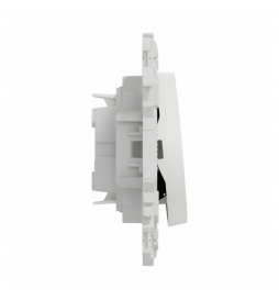 Schneider - Odace 2025 - interrupteur ou poussoir VMC 2 vitesses - 10AX - blanc craie - Réf : S920233