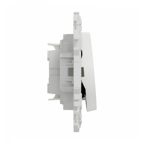 Schneider - Odace 2025 - interrupteur ou poussoir VMC 2 vitesses - 10AX - blanc craie - Réf : S920233