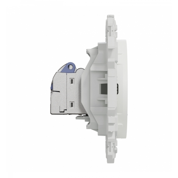 Schneider - Odace 2025 - prise RJ45 - Cat6 STP grade 2TV min à grade 3TV - blanc craie - Réf : S920476