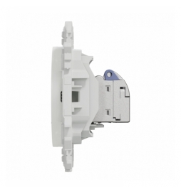 Schneider - Odace 2025 - prise RJ45 - Cat6 STP grade 2TV min à grade 3TV - blanc craie - Réf : S920476