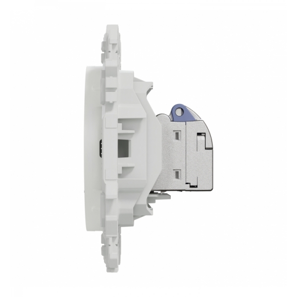 Schneider - Odace 2025 - prise RJ45 - Cat6 STP grade 2TV min à grade 3TV - blanc craie - Réf : S920476