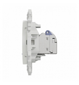 Schneider - Odace 2025 - prise double RJ45 - Cat6 STP grade 2TV min à grade 3TV - blanc craie - Réf : S920486