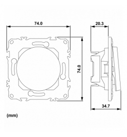 Schneider - Odace 2025 - permutateur - bornes automatiques - 10AX - blanc craie - Réf : S920205