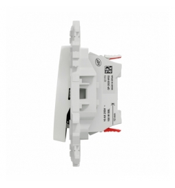 Schneider - Odace 2025 - permutateur - bornes automatiques - 10AX - blanc craie - Réf : S920205