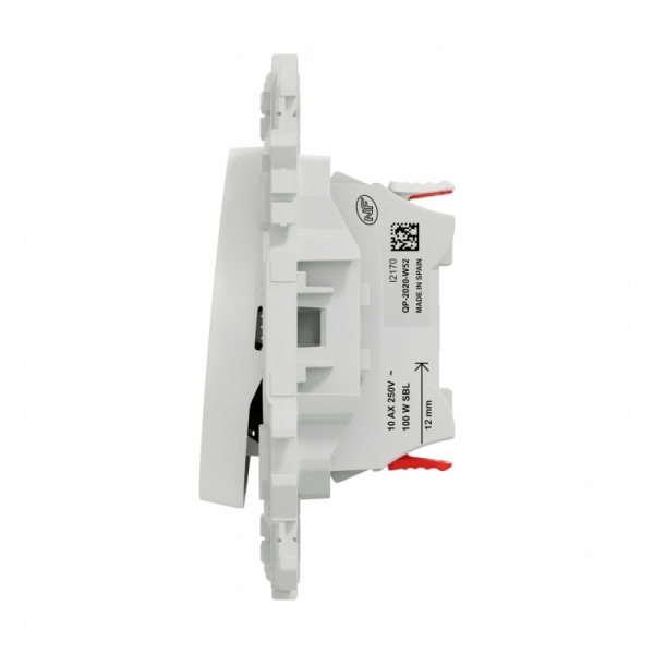 Schneider - Odace 2025 - permutateur - bornes automatiques - 10AX - blanc craie - Réf : S920205