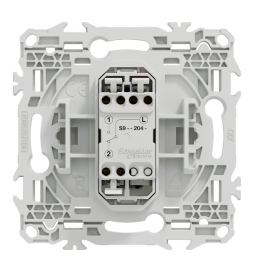 Schneider - Odace 2025 - va-et-vient ou poussoir - 10AX - blanc craie - Réf : S920204