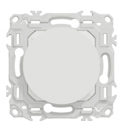 Schneider - Odace 2025 - Obturateur - pré-perçage pour sortie de câble - blanc craie - Réf : S920666