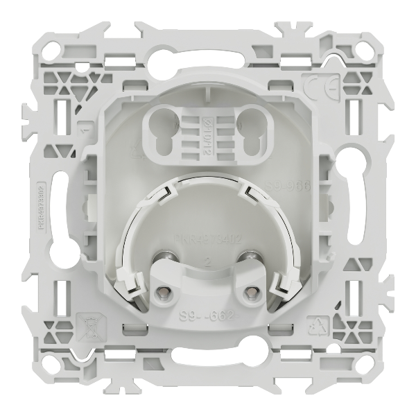 Schneider - Odace 2025 - sortie de câble - serre câble 6 à 12 mm² - blanc craie - Réf : S920662