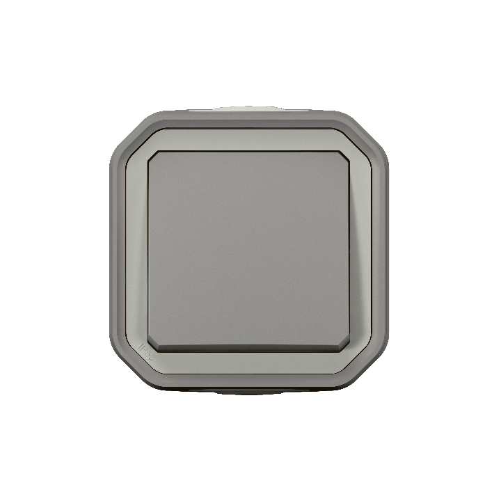 Legrand - Plexo L - Interrupteur / Va-et-vient - Saillie - Gris - IP55/IK08 - Réf : 069711L