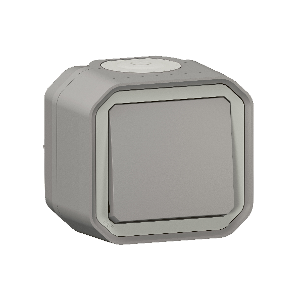 Legrand - Plexo L - Interrupteur / Va-et-vient - Saillie - Gris - IP55/IK08 - Réf : 069711L