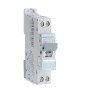 HAGER - Disjoncteur 1P+N 6-10kA - courbe D - 32A -1 module - Réf : NGT732