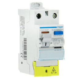 HAGER - Inter différentiel 2P - 63A - 30mA - Type AC - Réf : CDC764F