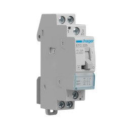 Hager - Contacteur J/N heures creuses - 25A bipolaire pour chauffe-eau - Réf : ETC225