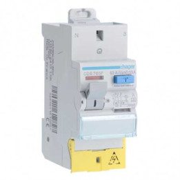 HAGER - Inter différentiel 2P - 63A - 30mA - Type A - AUTO - Réf : CDS765F