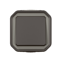 Legrand - Plexo L - Bouton poussoir - Saillie - Anthracite - 10A - IP55/IK08 - Réf : 069790L