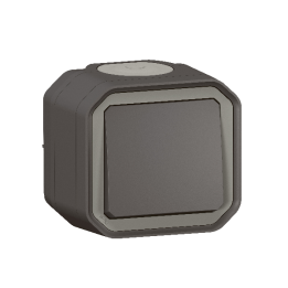 Legrand - Bouton poussoir étanche Plexo Saillie - 10A - IP55/IK08 - ANTHR - Réf : 069790L