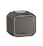 Legrand - Plexo L - Bouton poussoir - Saillie - Anthracite - 10A - IP55/IK08 - Réf : 069790L