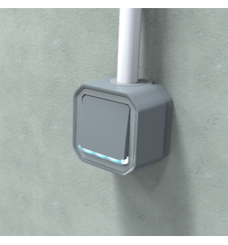 Legrand Plexo - Interrupteur ou Va-et-Vient témoin 10A - 250V - IP55/IK08 - Réf : 069712L