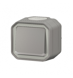 Legrand Plexo - Interrupteur ou Va-et-Vient témoin 10A - 250V - IP55/IK08 - Réf : 069712L