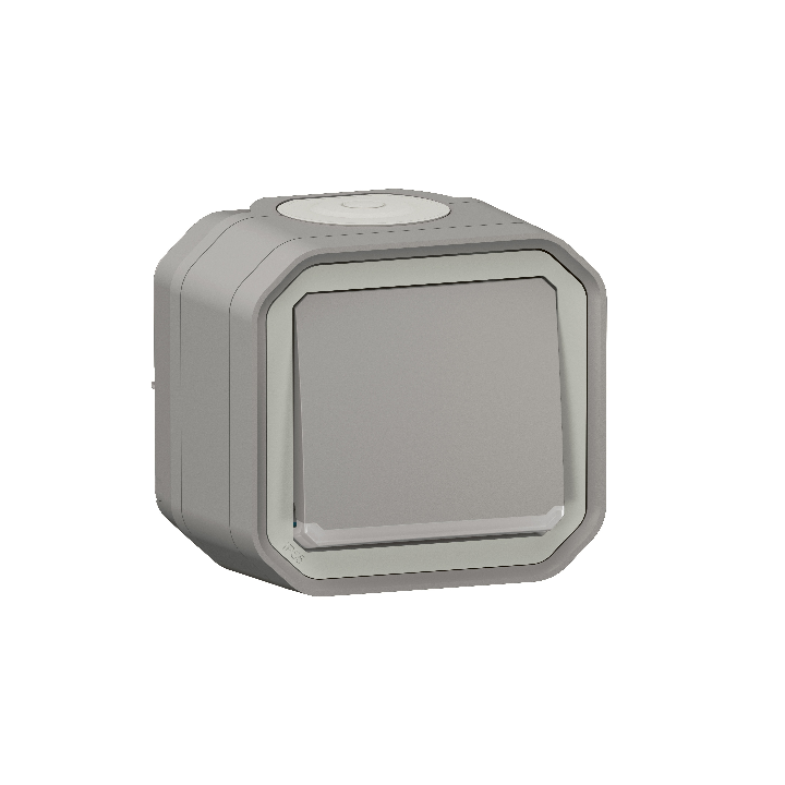 Legrand Plexo - Interrupteur ou Va-et-Vient témoin 10A - 250V - IP55/IK08 - Réf : 069712L