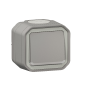 Legrand - Plexo L - Interrupteur ou Va-et-Vient témoin 10A - 250V - Saillie - Gris - IP55/IK08 - Réf : 069712L